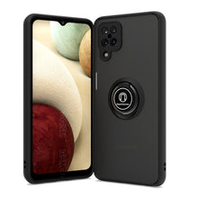 Load image into Gallery viewer, Samsung Galaxy A12 Case - Clear Tinted Metal Ring Phone Cover - Dynamic Series