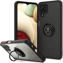 Load image into Gallery viewer, Samsung Galaxy A12 Case - Clear Tinted Metal Ring Phone Cover - Dynamic Series