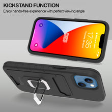 Load image into Gallery viewer, Apple iPhone 14 Credit Card Holder Phone Case w/ Ring