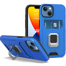 Load image into Gallery viewer, Apple iPhone 14 Plus Credit Card Holder Phone Case w/ Ring