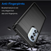 Load image into Gallery viewer, Motorola Edge 2022 / Edge 5G UW 2022 Case Slim TPU Phone Cover w/ Carbon Fiber
