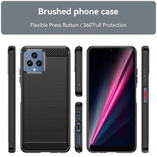 Load image into Gallery viewer, T-Mobile Revvl 6 5G Case Slim TPU Phone Cover w/ Carbon Fiber