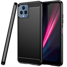 Load image into Gallery viewer, T-Mobile Revvl 6 5G Case Slim TPU Phone Cover w/ Carbon Fiber