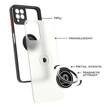 Load image into Gallery viewer, T-Mobile Revvl 6 Pro 5G Ring Case Clear Tinted Back Phone Cover