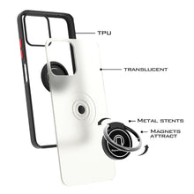 Load image into Gallery viewer, T-Mobile Revvl 6 5G Ring Case Clear Tinted Back Phone Cover