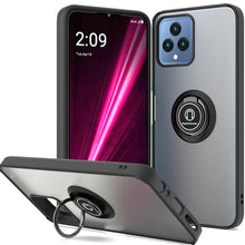 Load image into Gallery viewer, T-Mobile Revvl 6 5G Ring Case Clear Tinted Back Phone Cover
