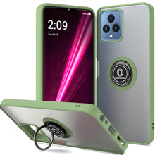 Load image into Gallery viewer, T-Mobile Revvl 6 5G Ring Case Clear Tinted Back Phone Cover