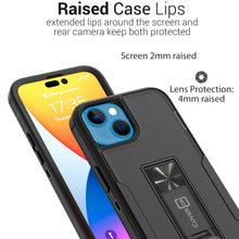 Load image into Gallery viewer, Apple iPhone 14 Case Heavy Duty Rugged Phone Cover w/ Kickstand