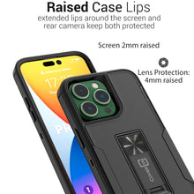 Load image into Gallery viewer, Apple iPhone 14 Pro Max Case Heavy Duty Rugged Phone Cover w/ Kickstand