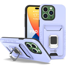 Load image into Gallery viewer, Apple iPhone 14 Pro Max Credit Card Holder Phone Case w/ Ring