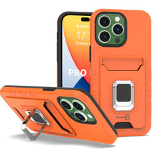 Load image into Gallery viewer, Apple iPhone 14 Pro Max Credit Card Holder Phone Case w/ Ring