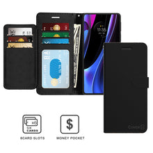 Load image into Gallery viewer, Motorola Edge 2022 / Motorola Edge 5G UW 2022 Wallet Case RFID Blocking Leather Folio Phone Pouch