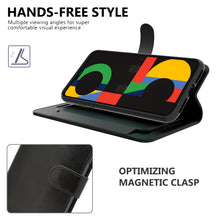 Load image into Gallery viewer, Google Pixel 4a 5G Wallet Case - RFID Blocking Leather Folio Phone Pouch - CarryALL Series