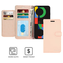 Load image into Gallery viewer, Google Pixel 4a 5G Wallet Case - RFID Blocking Leather Folio Phone Pouch - CarryALL Series