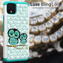 Load image into Gallery viewer, Google Pixel 4 Case - Rhinestone Bling Hybrid Phone Cover - Aurora Series