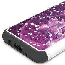 Load image into Gallery viewer, Samsung Galaxy J3 2018 / Express Prime 3 / J3 Star / J3 Prime 2 / Amp Prime 3 / Eclipse 2 / J3 Aura / J3 Orbit / Achieve Case - Rhinestone Bling Hybrid Phone Cover - Aurora Series