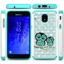Load image into Gallery viewer, Samsung Galaxy J3 2018 / Express Prime 3 / J3 Star / J3 Prime 2 / Amp Prime 3 / Eclipse 2 / J3 Aura / J3 Orbit / Achieve Case - Rhinestone Bling Hybrid Phone Cover - Aurora Series