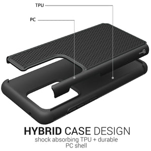 Samsung Galaxy S20 Ultra Case - Heavy Duty Protective Hybrid Phone Cover - HexaGuard Series