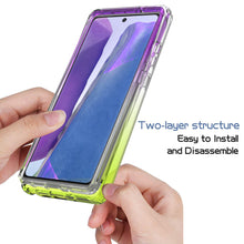 Load image into Gallery viewer, Samsung Galaxy Note 20 Clear Case Full Body Colorful Phone Cover - Gradient Series