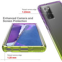 Load image into Gallery viewer, Samsung Galaxy Note 20 Clear Case Full Body Colorful Phone Cover - Gradient Series