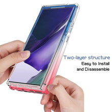 Load image into Gallery viewer, Samsung Galaxy Note 20 Ultra Clear Case Full Body Colorful Phone Cover - Gradient Series