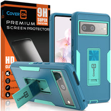 Load image into Gallery viewer, Google Pixel 7 Case Heavy Duty Rugged Phone Cover w/ Kickstand