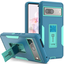 Load image into Gallery viewer, Google Pixel 7 Case Heavy Duty Rugged Phone Cover w/ Kickstand