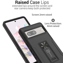 Load image into Gallery viewer, Google Pixel 7 Case Heavy Duty Rugged Phone Cover w/ Kickstand
