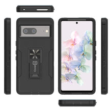 Load image into Gallery viewer, Google Pixel 7 Case Heavy Duty Rugged Phone Cover w/ Kickstand