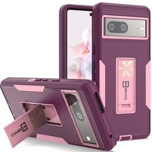 Load image into Gallery viewer, Google Pixel 7 Case Heavy Duty Rugged Phone Cover w/ Kickstand