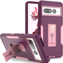Load image into Gallery viewer, Google Pixel 7 Pro Case Heavy Duty Rugged Phone Cover w/ Kickstand