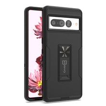 Load image into Gallery viewer, Google Pixel 7 Pro Case Heavy Duty Rugged Phone Cover w/ Kickstand
