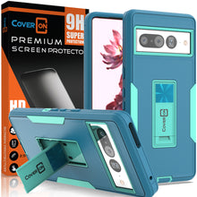 Load image into Gallery viewer, Google Pixel 7 Pro Case Heavy Duty Rugged Phone Cover w/ Kickstand