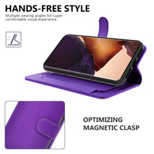 Load image into Gallery viewer, Samsung Galaxy Note 20 Ultra Wallet Case - RFID Blocking Leather Folio Phone Pouch - CarryALL Series