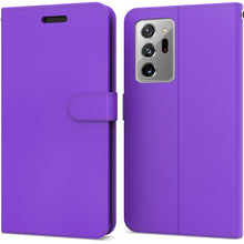 Load image into Gallery viewer, Samsung Galaxy Note 20 Ultra Wallet Case - RFID Blocking Leather Folio Phone Pouch - CarryALL Series