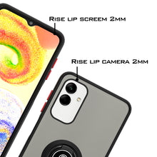 Load image into Gallery viewer, Samsung Galaxy A04/ Galaxy A04S / Galaxy A13 5G Ring Case Clear Tinted Back Phone Cover