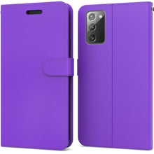 Load image into Gallery viewer, Samsung Galaxy Note 20 Wallet Case - RFID Blocking Leather Folio Phone Pouch - CarryALL Series