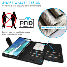 Load image into Gallery viewer, Samsung Galaxy Note 20 Wallet Case - RFID Blocking Leather Folio Phone Pouch - CarryALL Series