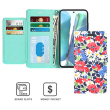 Load image into Gallery viewer, Samsung Galaxy Note 20 Wallet Case - RFID Blocking Leather Folio Phone Pouch - CarryALL Series