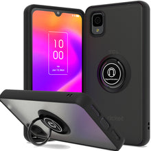 Load image into Gallery viewer, TCL ION Z Ring Case Clear Tinted Back Phone Cover