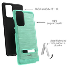 Load image into Gallery viewer, Samsung Galaxy Note 20 Case - Metal Kickstand Hybrid Phone Cover - SleekStand Series