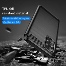 Load image into Gallery viewer, Samsung Galaxy A23 5G Case Slim TPU Phone Cover w/ Carbon Fiber