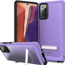 Load image into Gallery viewer, Samsung Galaxy Note 20 Case - Metal Kickstand Hybrid Phone Cover - SleekStand Series