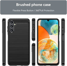Load image into Gallery viewer, Samsung Galaxy A14 5G Case Slim TPU Phone Cover w/ Carbon Fiber