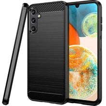 Load image into Gallery viewer, Samsung Galaxy A14 5G Case Slim TPU Phone Cover w/ Carbon Fiber