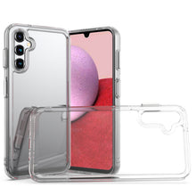Load image into Gallery viewer, Samsung Galaxy A14 5G Clear Hybrid Slim Hard Back TPU Case Chrome Buttons