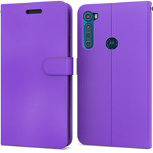 Load image into Gallery viewer, Motorola Moto One Fusion Plus Wallet Case - RFID Blocking Leather Folio Phone Pouch - CarryALL Series