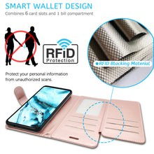 Load image into Gallery viewer, OnePlus Nord Wallet Case - RFID Blocking Leather Folio Phone Pouch - CarryALL Series