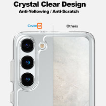 Load image into Gallery viewer, Samsung Galaxy S23+ Plus Clear Hybrid Slim Hard Back TPU Case Chrome Buttons