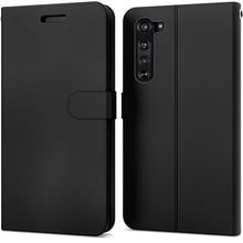 Load image into Gallery viewer, Motorola Moto Edge Wallet Case - RFID Blocking Leather Folio Phone Pouch - CarryALL Series